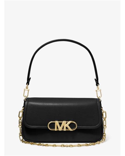 michael kors cate leather medium shoulder|Michael Kors Medium Cate Shoulder Bag .